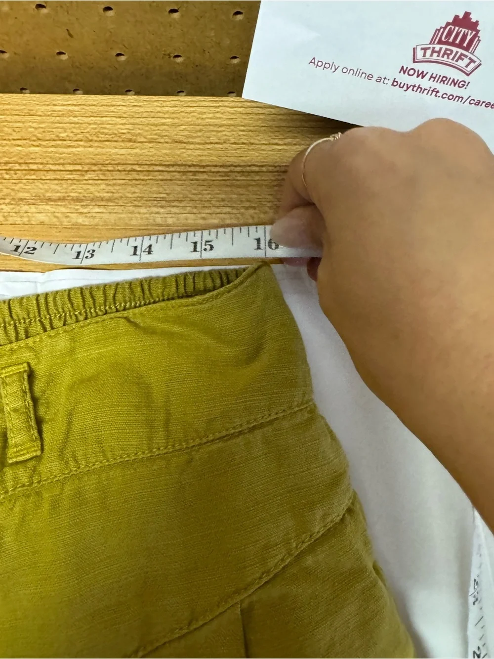 Anthropologie High-Waist Button-Fly Wide Leg Culotte Pants Size M - Picture 12 of 14